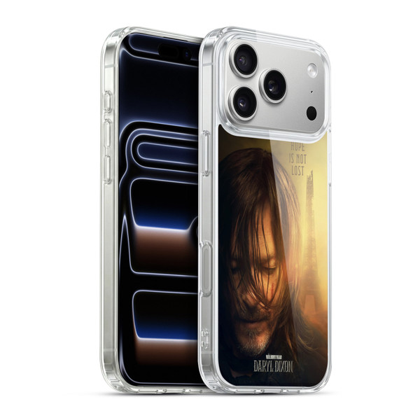 The Walking Dead: Daryl Dixon Key Art Full Face Soft Gel Case for Apple iPhone 17 Pro Max