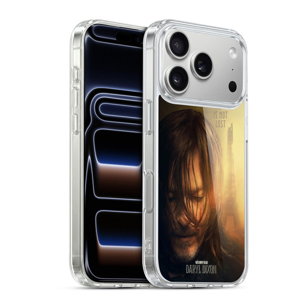 The Walking Dead: Daryl Dixon Key Art Full Face Soft Gel Case for Apple iPhone 17 Pro