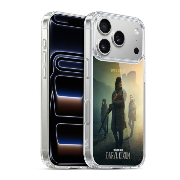 The Walking Dead: Daryl Dixon Key Art Group Soft Gel Case for Apple iPhone 17 Pro