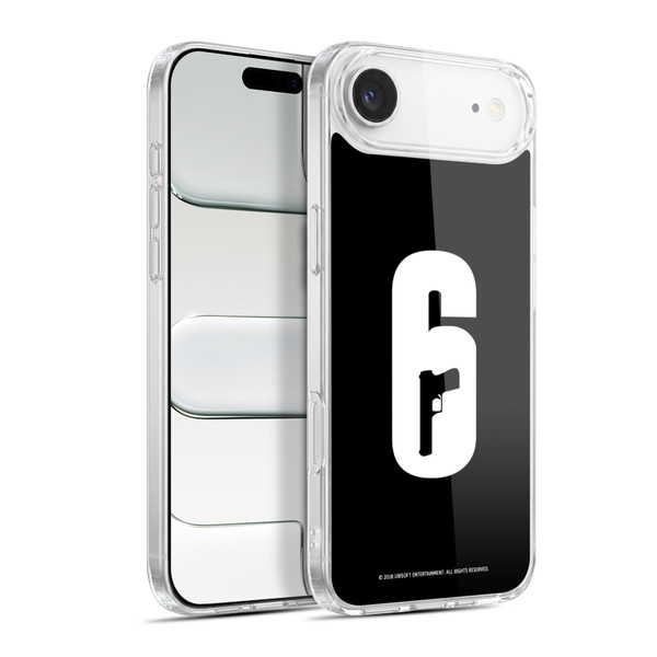 Tom Clancy's Rainbow Six Siege Logos Black And White Soft Gel Case for Apple iPhone 17 Air