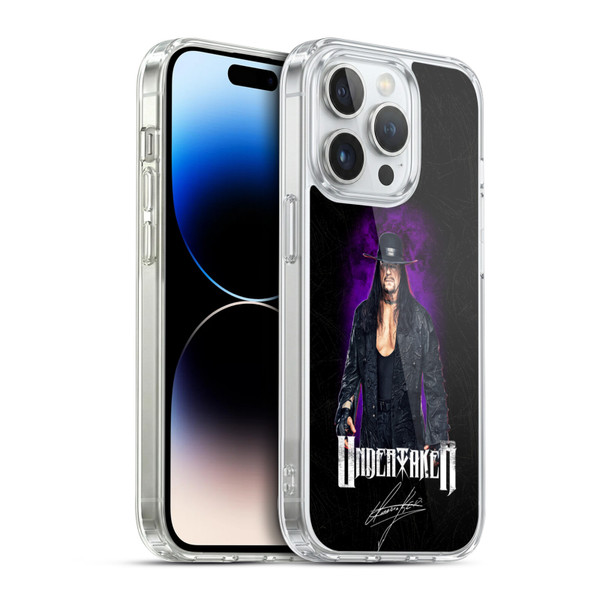 WWE Undertaker Image Soft Gel Case for Apple iPhone 14 Pro & MagSafe