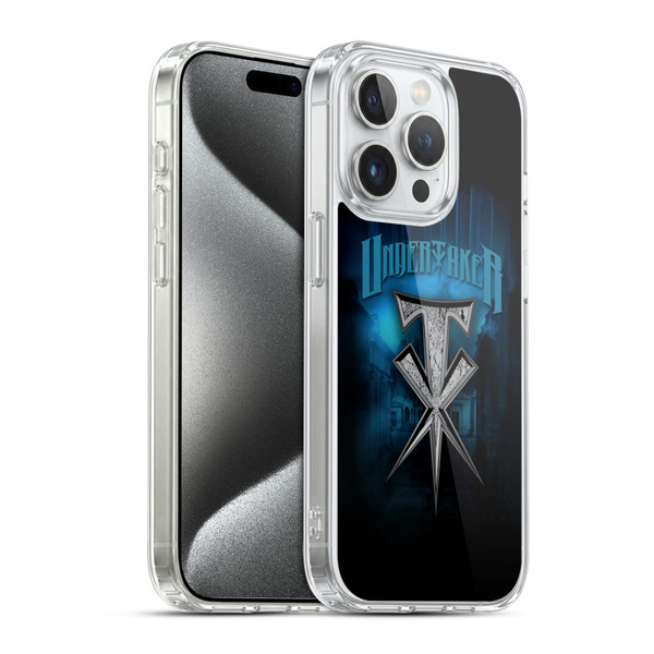WWE Undertaker Stone Cross Soft Gel Case for Apple iPhone 15 Pro & MagSafe