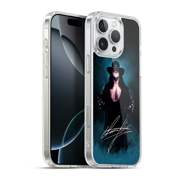 WWE Undertaker Deadman Signature Soft Gel Case for Apple iPhone 16 Pro Max & MagSafe