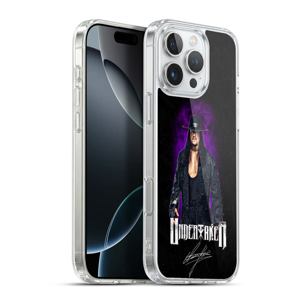 WWE Undertaker Image Soft Gel Case for Apple iPhone 16 Pro Max & MagSafe