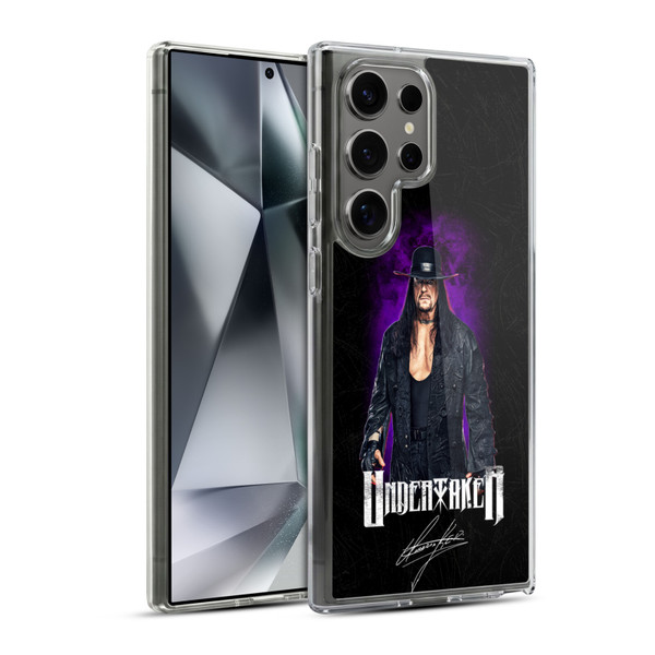 WWE Undertaker Image Soft Gel Case for Samsung Galaxy S24 Ultra 5G & MagSafe