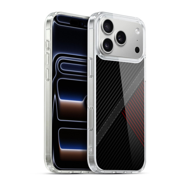 Alyn Spiller Carbon Fiber Stitch Soft Gel Case for Apple iPhone 17 Pro Max