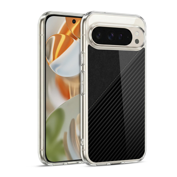 Alyn Spiller Carbon Fiber Leather Soft Gel Case for Google Pixel 9 / Pixel 9 Pro