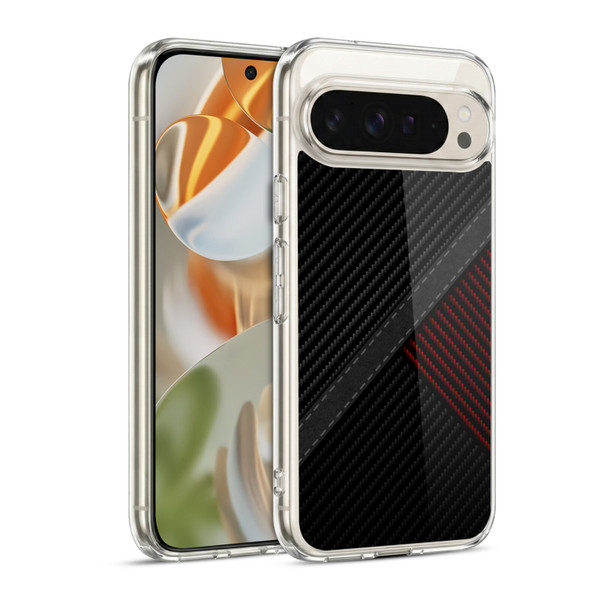 Alyn Spiller Carbon Fiber Stitch Soft Gel Case for Google Pixel 9 / Pixel 9 Pro