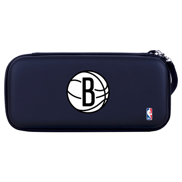 NBA Brooklyn Nets Logo Primary Hard Storage Travel Carry Case for Nintendo Switch