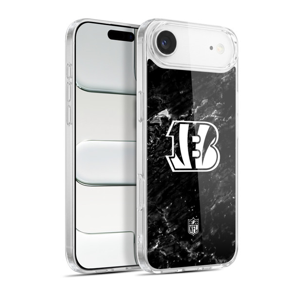 NFL Cincinnati Bengals Artwork Marble Soft Gel Case for Apple iPhone 17 Air