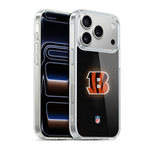 NFL Cincinnati Bengals Artwork LED Soft Gel Case for Apple iPhone 17 Pro
