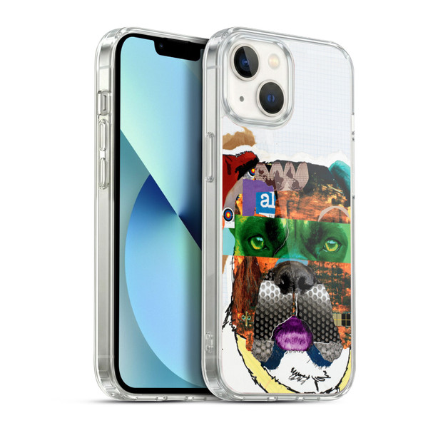 Michel Keck Dogs 4 Boxer Soft Gel Case for Apple iPhone 13