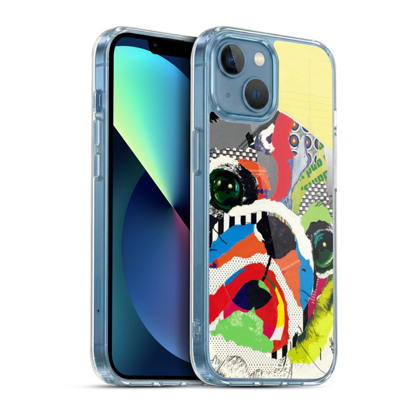 Michel Keck Dogs 4 Pug Soft Gel Case for Apple iPhone 13 Mini & MagSafe
