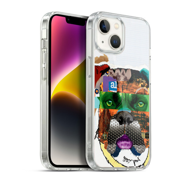 Michel Keck Dogs 4 Boxer Soft Gel Case for Apple iPhone 14