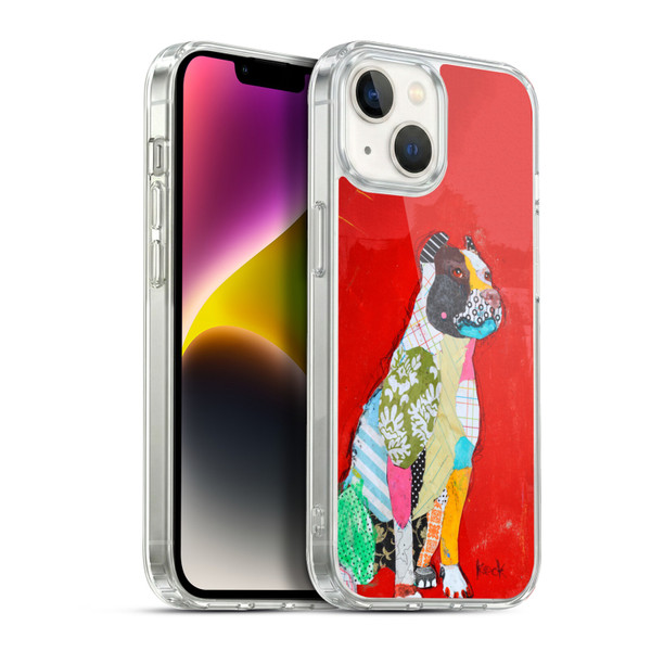 Michel Keck Dogs 4 Pitbull Soft Gel Case for Apple iPhone 14