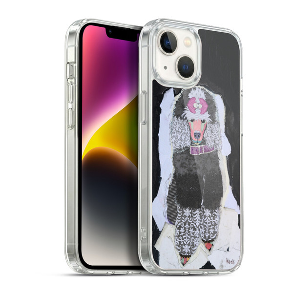 Michel Keck Dogs 4 Poodle Soft Gel Case for Apple iPhone 14