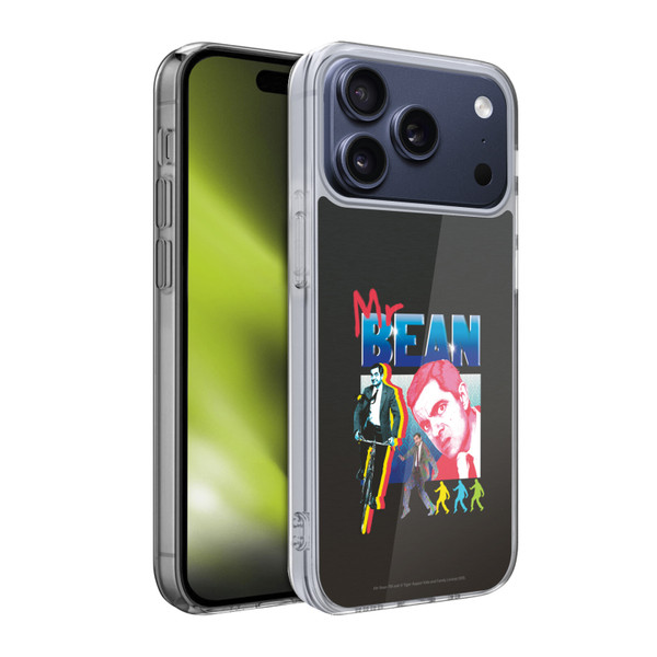 Mr. Bean Graphic Art Bike Soft Gel Case for Apple iPhone 17 Pro