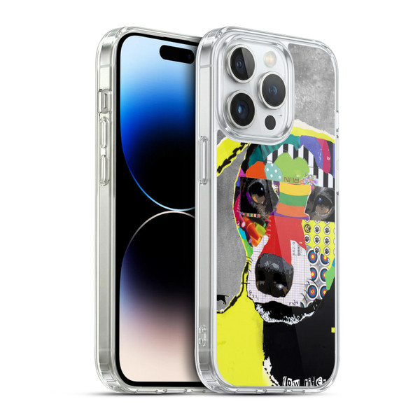 Michel Keck Dogs 4 Dachshund Soft Gel Case for Apple iPhone 14 Pro & MagSafe