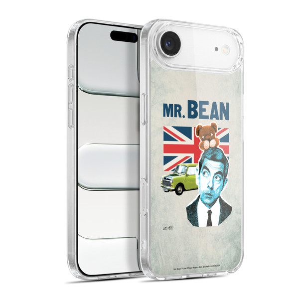 Mr. Bean London Art With Teddy Soft Gel Case for Apple iPhone 17 Air