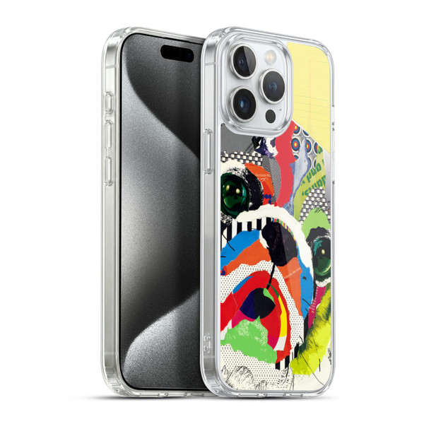Michel Keck Dogs 4 Pug Soft Gel Case for Apple iPhone 15 Pro Max & MagSafe