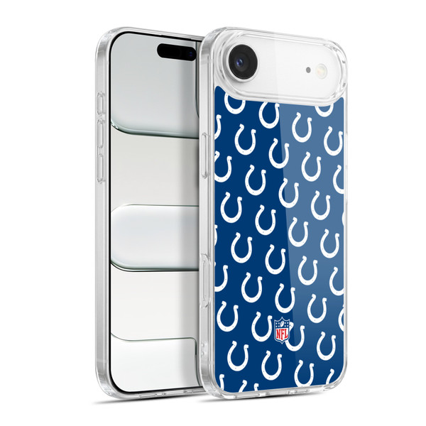 NFL Indianapolis Colts Artwork Patterns Soft Gel Case for Apple iPhone 17 Air