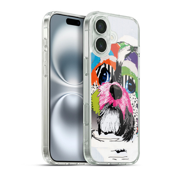 Michel Keck Dogs 4 Shihtzu Soft Gel Case for Apple iPhone 16 Plus & MagSafe