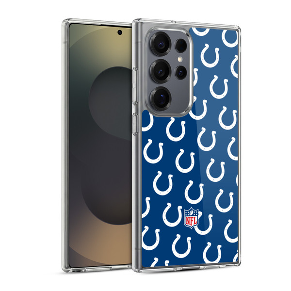NFL Indianapolis Colts Artwork Patterns Soft Gel Case for Samsung Galaxy S25 Ultra & MagSafe