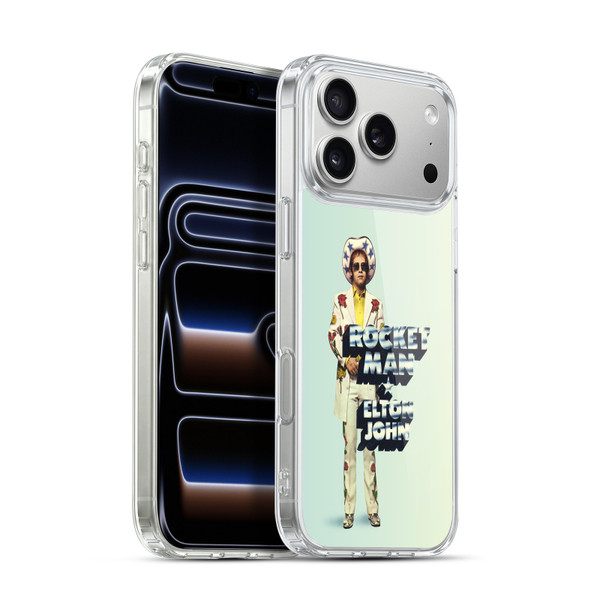 Elton John Artwork Rocket Man Single Soft Gel Case for Apple iPhone 17 Pro Max