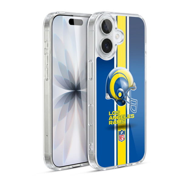 NFL Los Angeles Rams Logo Helmet Soft Gel Case for Apple iPhone 17