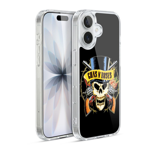 Guns N' Roses Key Art Top Hat Skull Soft Gel Case for Apple iPhone 17