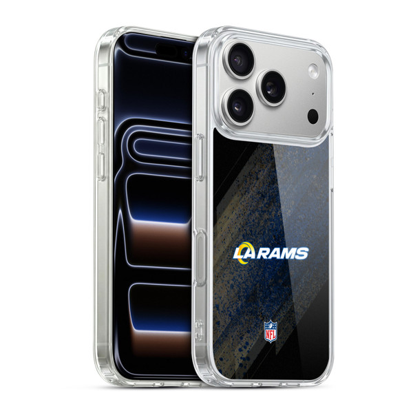 NFL Los Angeles Rams Logo Blur Soft Gel Case for Apple iPhone 17 Pro