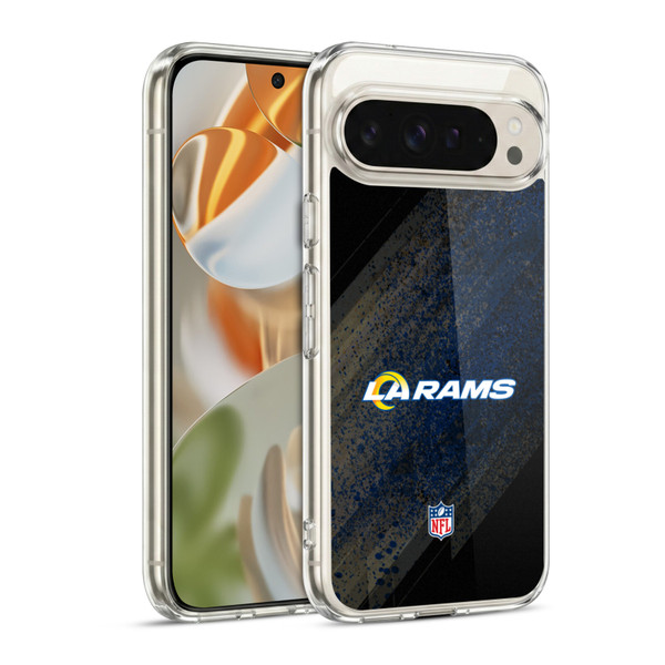 NFL Los Angeles Rams Logo Blur Soft Gel Case for Google Pixel 9 / Pixel 9 Pro