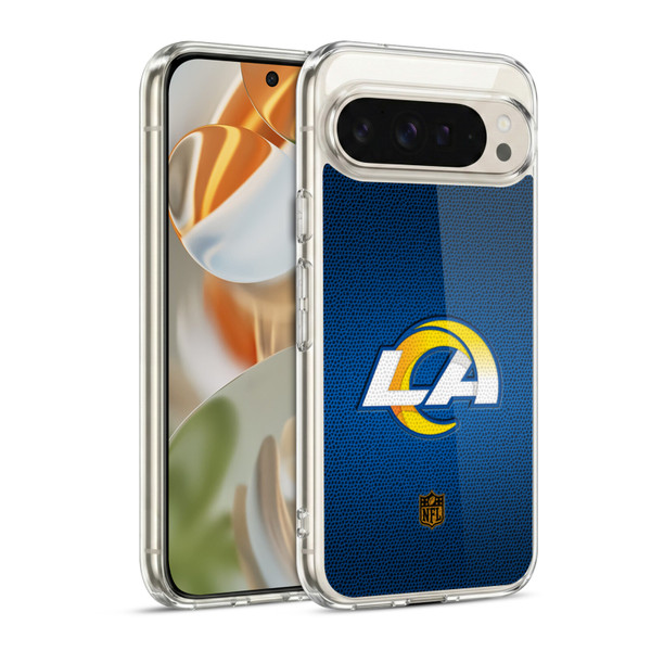 NFL Los Angeles Rams Logo Football Soft Gel Case for Google Pixel 9 / Pixel 9 Pro