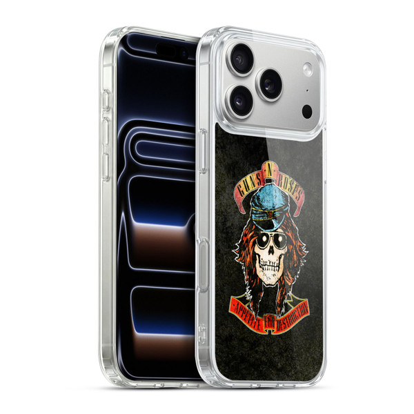 Guns N' Roses Vintage Rose Soft Gel Case for Apple iPhone 17 Pro Max