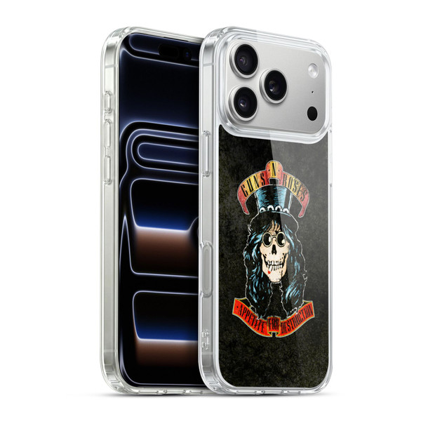 Guns N' Roses Vintage Slash Soft Gel Case for Apple iPhone 17 Pro Max