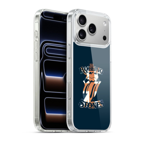 The Rolling Stones Graphics Union Jack Tongue Soft Gel Case for Apple iPhone 17 Pro Max