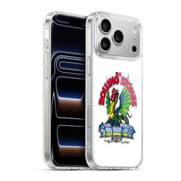 The Rolling Stones Key Art Dragon Soft Gel Case for Apple iPhone 17 Pro Max