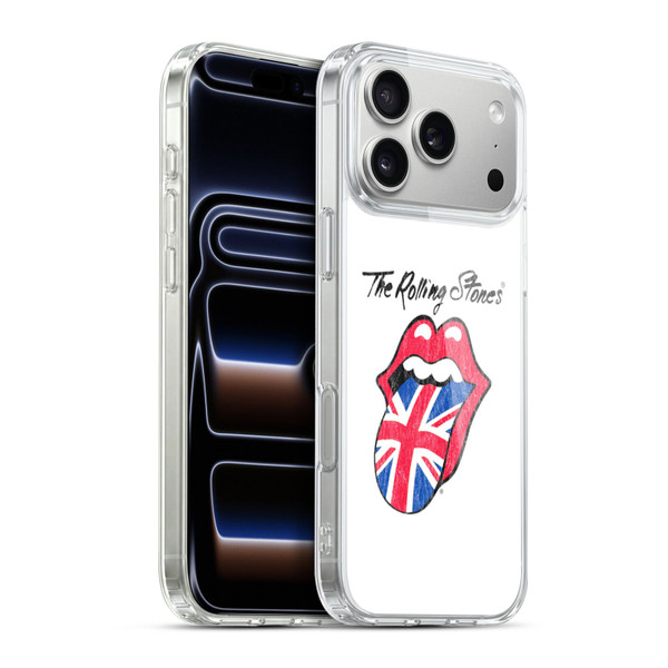 The Rolling Stones Key Art UK Tongue Soft Gel Case for Apple iPhone 17 Pro Max