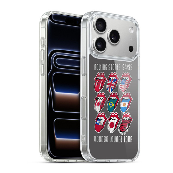 The Rolling Stones Key Art Voodoo Lounge Soft Gel Case for Apple iPhone 17 Pro
