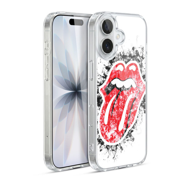 The Rolling Stones Licks Collection Distressed Look Tongue Soft Gel Case for Apple iPhone 17