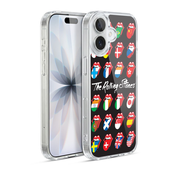 The Rolling Stones Licks Collection Flag Poster Soft Gel Case for Apple iPhone 17