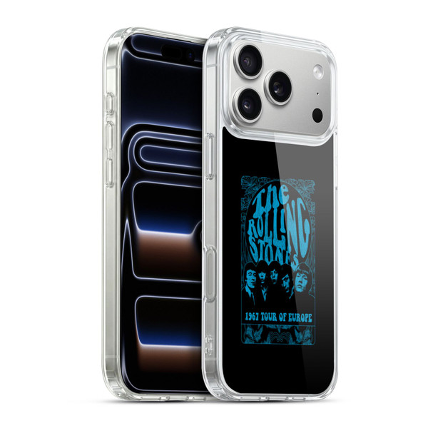 The Rolling Stones Tours Europe 1967 Soft Gel Case for Apple iPhone 17 Pro Max