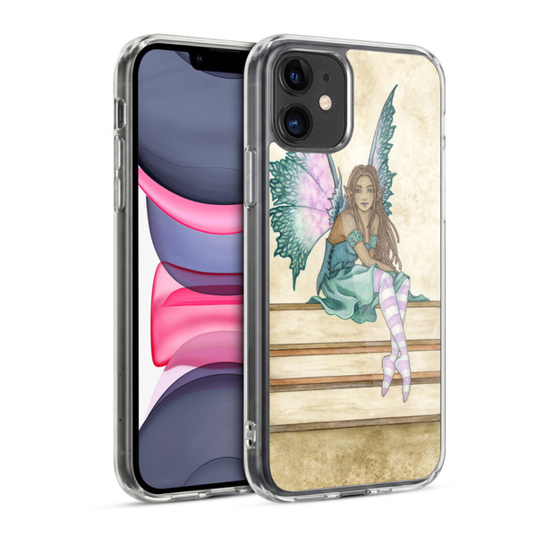 Amy Brown Lovely Fairies Green Pixie Soft Gel Case for Apple iPhone 11