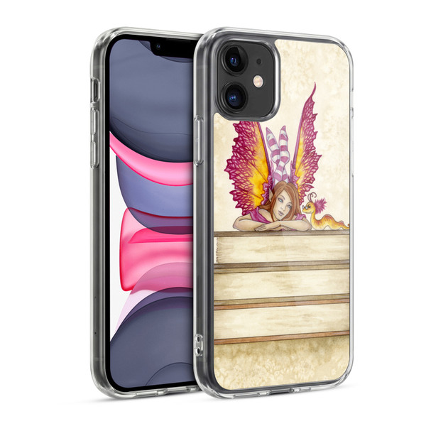 Amy Brown Lovely Fairies Pink Pixie Soft Gel Case for Apple iPhone 11