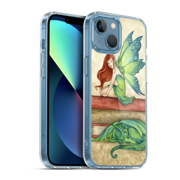 Amy Brown Lovely Fairies Bedtime Stories Soft Gel Case for Apple iPhone 13 Mini & MagSafe