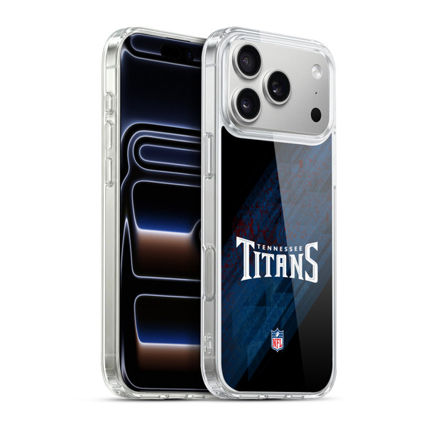NFL Tennessee Titans Logo Blur Soft Gel Case for Apple iPhone 17 Pro Max