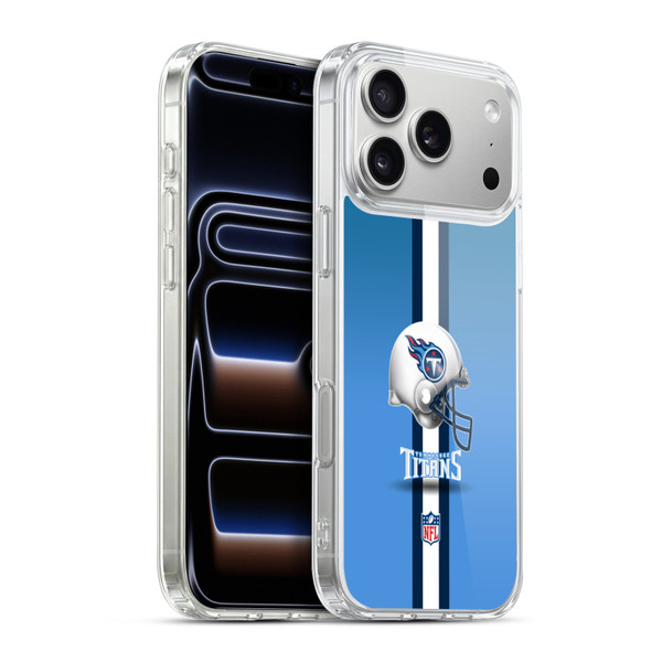 NFL Tennessee Titans Logo Helmet Soft Gel Case for Apple iPhone 17 Pro Max