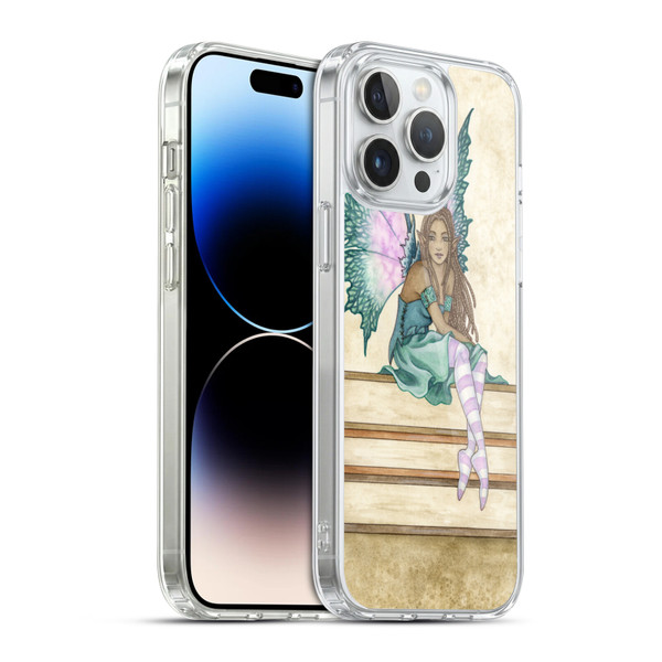 Amy Brown Lovely Fairies Green Pixie Soft Gel Case for Apple iPhone 14 Pro Max & MagSafe