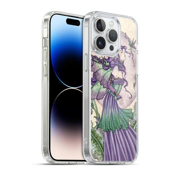 Amy Brown Lovely Fairies Pixie Gossip Soft Gel Case for Apple iPhone 14 Pro Max & MagSafe