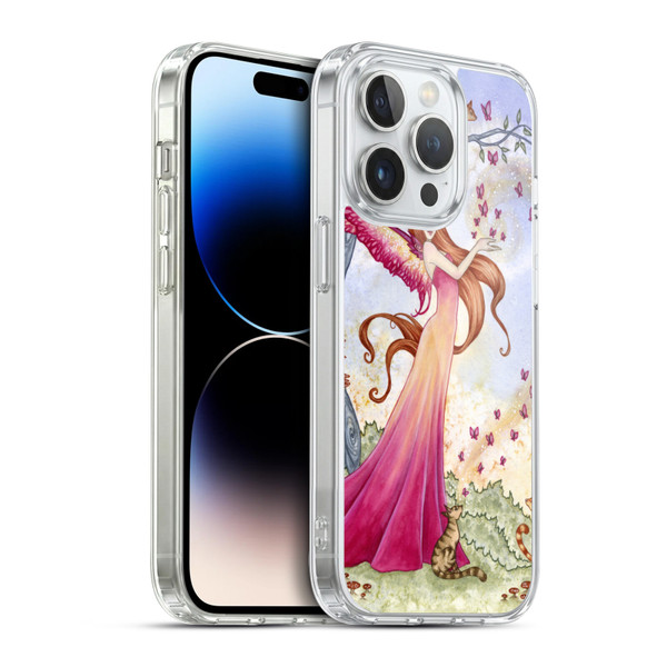 Amy Brown Lovely Fairies Butterfly Magic Soft Gel Case for Apple iPhone 14 Pro & MagSafe